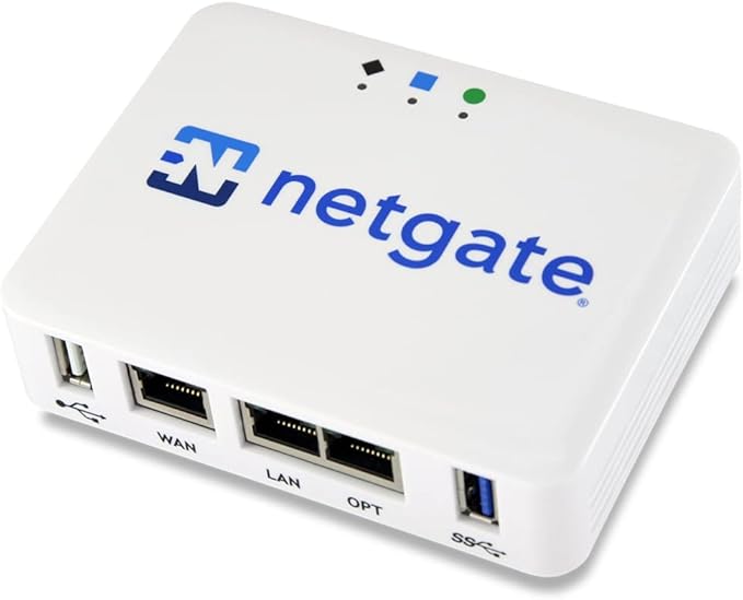Netgate 1100 pfSense+ Security Gateway | VPN, Router, Firewall | Lifetime TAC Lite Support | 3X 1 GbE Ports | Protect Your Network with This Fully Featured, Professional Network Security Appliance.