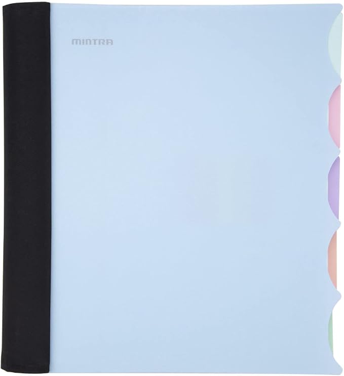 Mintra Office Durable PREMIUM Spiral Notebook (Arctic Ice, 5 Subject (8.5in x 11in))