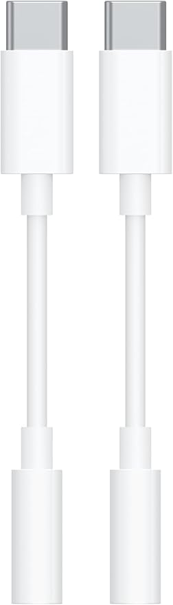 USB-C to 3.5mm Audio Headphone Adapter - HiFi 2 Pack Compatible with Apple iPhone 17 16 15 Samsung Galaxy S25 S24 S23 S22 S21 Plus Pro Max Ultra Pixel iPad - Type C to Aux Cord Jack Dongle Adapter