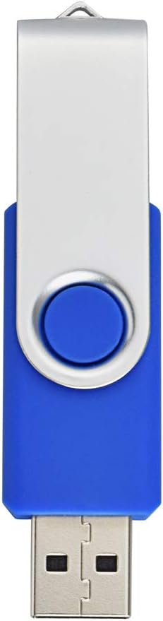 Aiibe 16 GB Flash Drive 10 Pack USB Flash Drives 16G USB 2.0 Memory Stick Thumb Drive Data Storage Swivel Keychain Design Pen Zip Drives Wholesale/Lot/Bulk (10 Pack, 16GB, Blue)