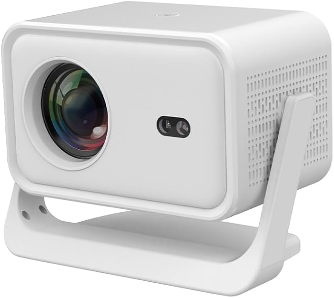 [1800 ANSI Lumens/ Auto Focus] 2025 Upgrade 5G WiFi Bluetooth Projector, 4K Supported Native 1080P Full HD Smart Proyector with 360° HiFi Sound for Home Theater Outdoor Movie Night