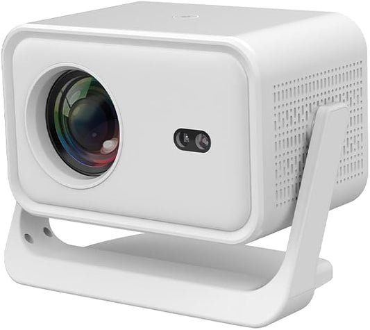 [1800 ANSI Lumens/ Auto Focus] 2025 Upgrade 5G WiFi Bluetooth Projector, 4K Supported Native 1080P Full HD Smart Proyector with 360° HiFi Sound for Home Theater Outdoor Movie Night