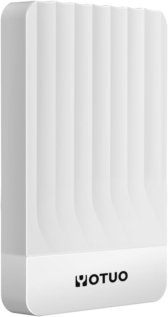 Portable External Hard Drive Storage Expansion Mobile HDD USB 3.0 for PC, Mac, Desktop, Laptop, PS4, PS5, Xbox One X/S, Xbox 360, Xbox Series X/S, Office & Game (White, 1TB)