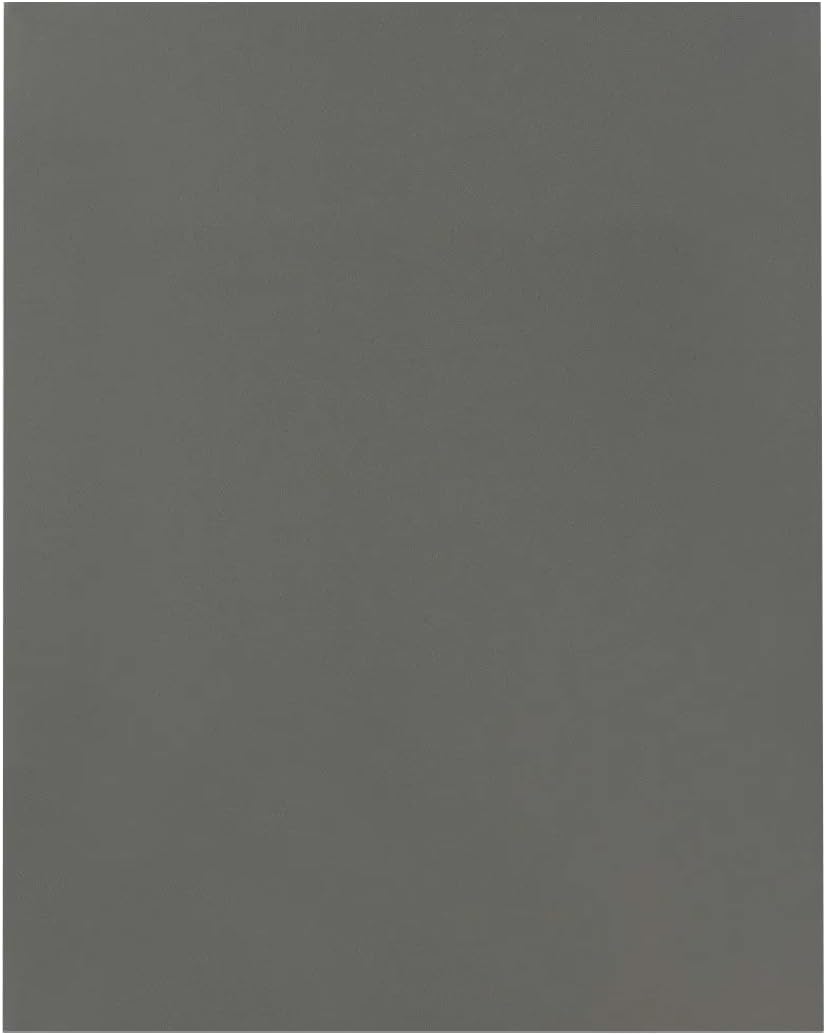 JAM PAPER Custom Printed Semi-Gloss Folders with Round Corner Pockets - Personalized Logo & Text - 10 pt C2S - Grey - 100/Pack