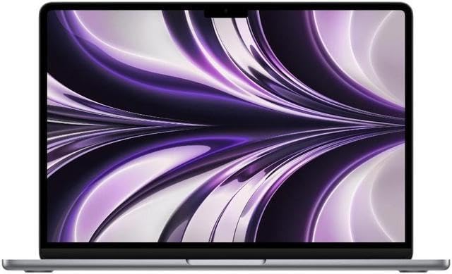 2022 Apple MacBook Air with Apple M2 Chip (13-inch, 16GB RAM, 2TB SSD Storage) (QWERTY English) Space Gray (Renewed)