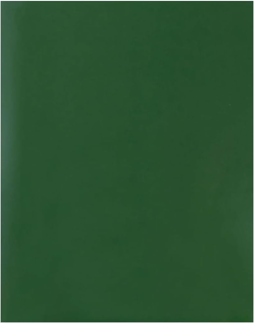 JAM PAPER Custom Printed Semi-Gloss Folders with Round Corner Pockets - Personalized Logo & Text - 10 pt C2S - Green - 100/Pack