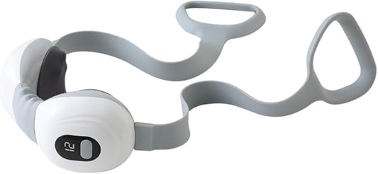 Mini Neck Massager with Handle, Electric Shoulder Massager with 12 Speeds for Pain Relief Deep Tissue, Neck, Back, Shoulder, White