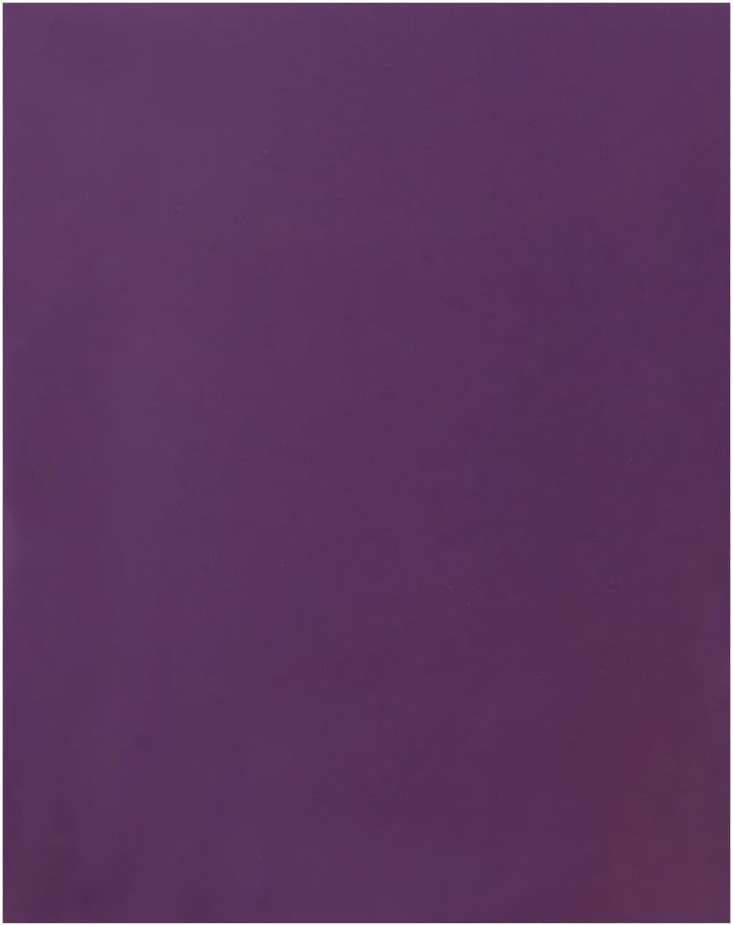 JAM PAPER Custom Printed Semi-Gloss Folders with Round Corner Pockets - Personalized Logo & Text - 12pt C1S - Purple - 250/Pack