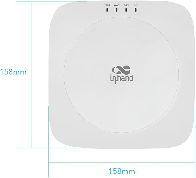 InHand Networks EAP600 Enterprise Access Point Indoor Wi-Fi6 AP, Cloud Managed