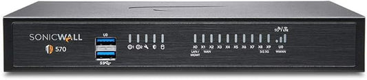 Sonicwall TZ570P Total Secure - 1YR Advanced Edition (02-SSC-5683) | TZ570P Network Security Appliance with 1 Year Advanced Protection Service Suite | Next-Generation Firewall
