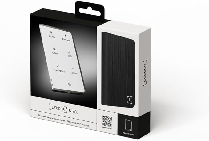 Ledger STAX - Premium from Every Angle - Now Enhanced Recovery Key, Your Private Backup to Access Your Assets with a Secure tap