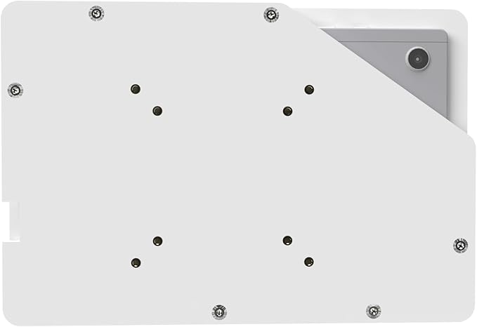 TABcare Security Anti-Theft Acrylic VESA Enclosure for Samsung Galaxy TAB S10 FE+ 13.1 with Wall Mount Kit (White, TAB S10 FE+ 13.1)