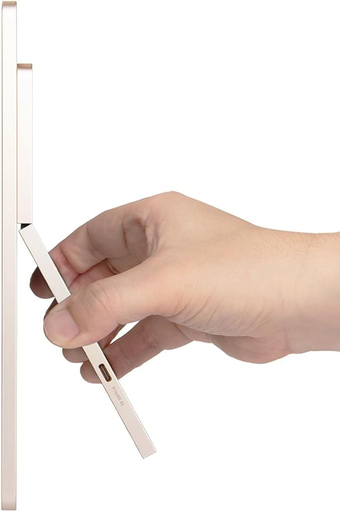 SOTSU FlipAction Go 14" Premium Portable Monitor SFA14PMML | Robust but Lightweight | Tempered Glass Cover | 1080p | 400 Nits | 100% sRGB | 5W | Super Versatile | USB C or Mini HDMI