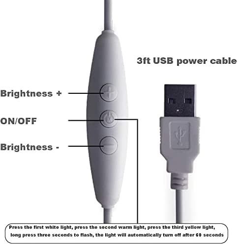 Bedside Table Lamp for Bedroom, 3-Color Temperature Lamp,Bedroom Bedside Night Light, Dimmable Led Lighting, Small Table Lamps for Living Room OfficeCreative Home Decor, Unique House warmging GIF