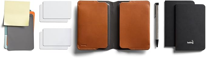 Bellroy Notebook Cover (Leather Folio for Notebook) - Caramel