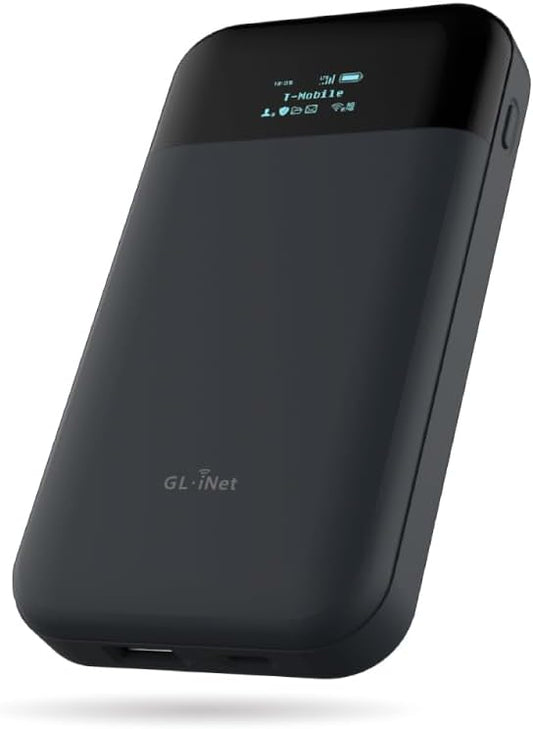 GL.iNet GL-E750V2 (MUDI) 4G LTE Portable Wi-Fi Hotspot for Travel | Mobile Hotspot Device, OpenWrt, OpenVPN, WireGuard, 7000mAh, Global Version