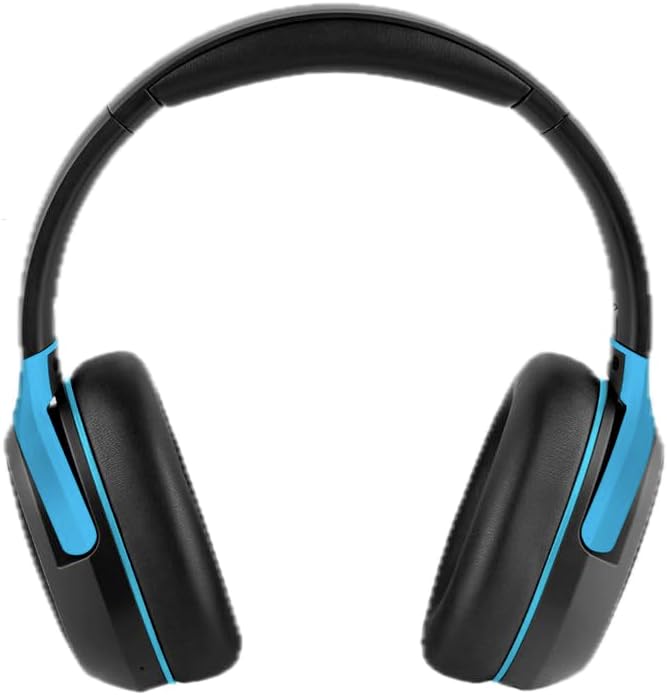 RIPT Ultra Over-Ear Sport Headphones, Active Noise Cancellation and Transparency Mode, 50-Hour Battery Life, 2 Sets of Cushions, Sweat-Proof Silicone and Leatherette, Premium Sound, Waterproof