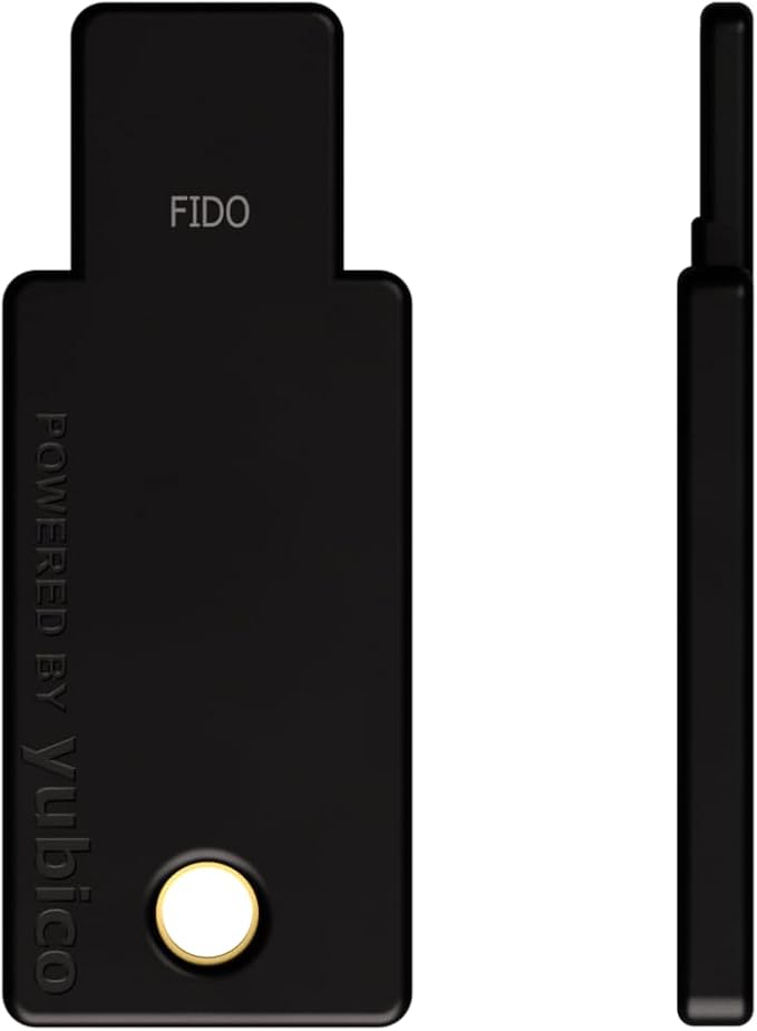 Yubico - Security Key NFC - Basic Compatibility - Multi-factor authentication (MFA) Security Key, Connect via USB-A or NFC, FIDO Certified