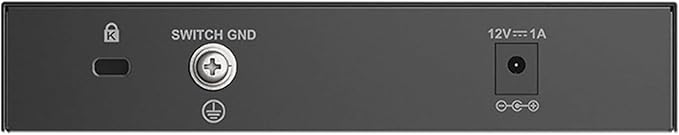 D-Link 8-Port 2.5GB Unmanaged Gaming Switch with 8 x 2.5G - Multi-Gig, Network, Fanless, Plug & Play (DMS-108),Black