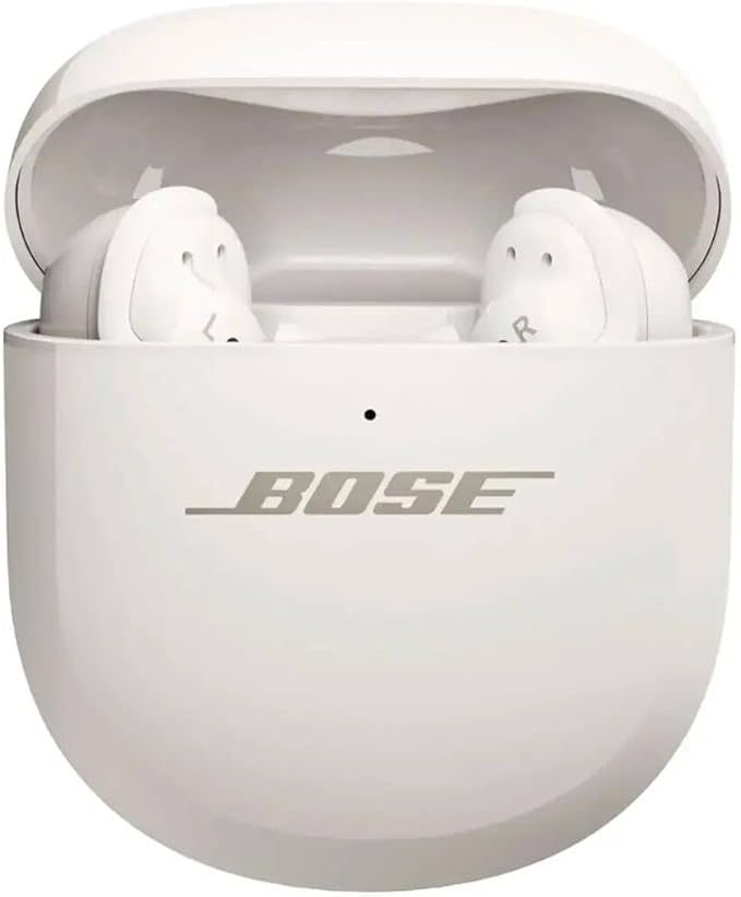 Bose New QuietComfort Ultra Bluetooth Earbuds (2nd Gen), Wireless Noise Cancelling Earbuds, Up to 6 Hours Battery, IPX4 Rating, Immersive Audio, Deep Bass, White Smoke