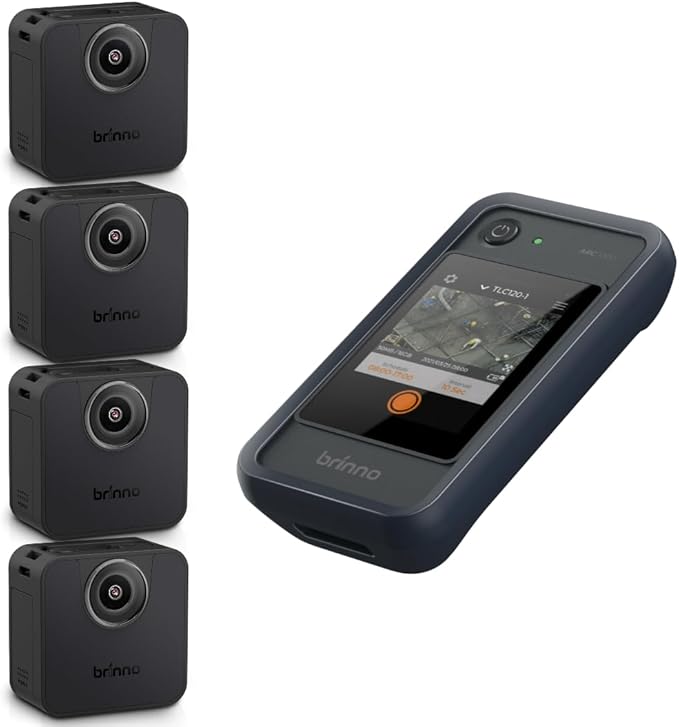 Brinno BCC200-BLE Time Lapse Camera Bundle : 1 X ARC100 + 4 X TLC200PRO-BLE