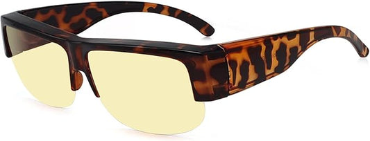 Eyekepper 30% Anti-Blue Light Blocking Computer Glasses Fit Over Readers with Transparent Lens