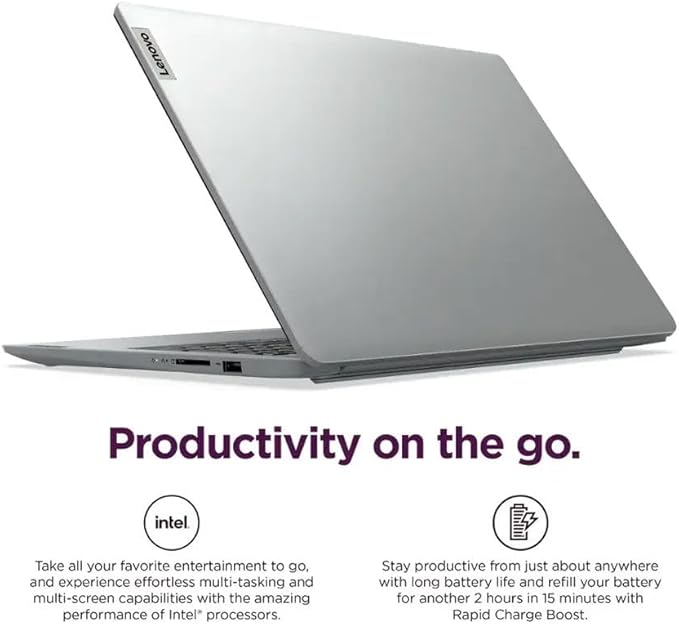 Lenovo 15.6" HD IdeaPad Anti-glare Screen w/ 1 Year Microsoft 365, 640GB SSD, 20GB RAM, Windows 11 Home, Up to 9.5 Hours Battery Life, Intel Processor, WiFi 6, HDMI, USB-C, SD Card Reader, w/WOWPC USB