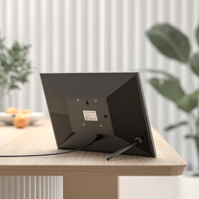 15 inch Smart Wi-Fi Digital Calendar Beautiful Frame for Desktop. Displays Your Photos, 5 Day Weather, Date, Current Conditions, WiFi Sync with Mobile Calendar Through Office 365 Calendar