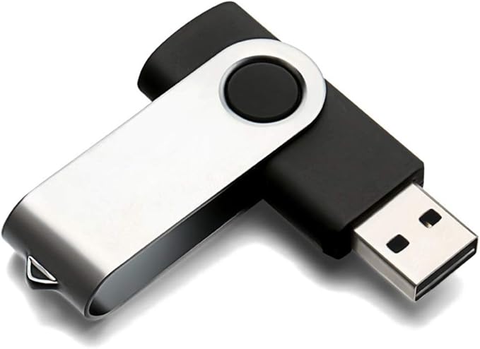 20 Pack 128MB Bulk USB 2.0 Flash Drives Small Capacity USB Thumb Drive Swivel Memory Stick JumpDrive [Not 128GB]