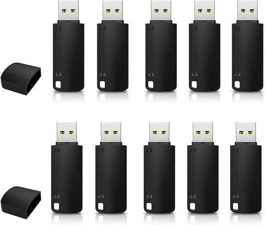 KEXIN 8GB Flash Drive Thumb Drive 50 Pack 8G USB Flash Drive Bulk Memory Stick with LED Indicator, Flash Drives Design in Snap Cap