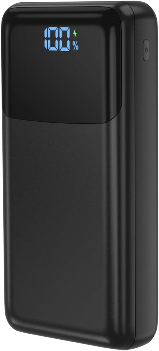 Portable Charger Power Bank 50000mAh, USB-C PD 30W and QC 4.0 Fast Charging External Battery Pack with 4 Outputs & 2 Inputs, Digital Display Phone Charger for iPhone 15/14/13/12/11, Samsung, Android