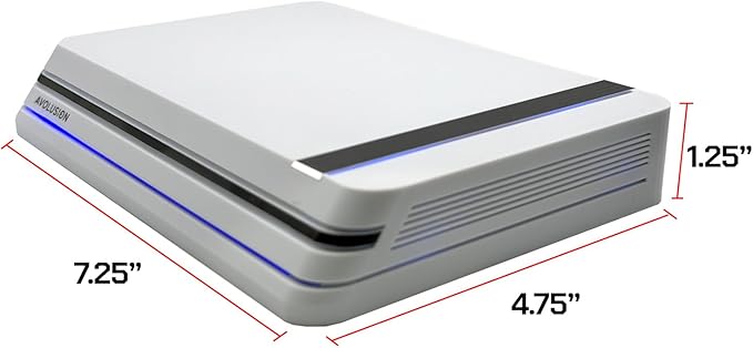 Avolusion PRO-X Series USB 3.0 External Hard Drive for WindowsOS Desktop PC/Laptop (White) - (10TB) (Renewed)