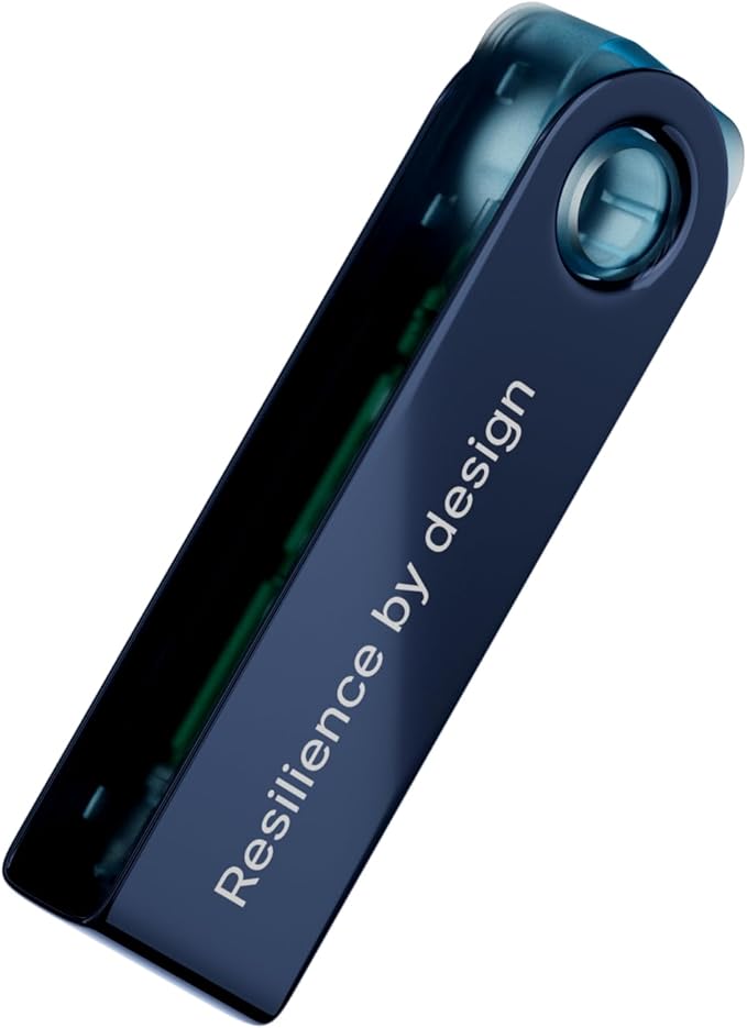 Ledger Nano S Plus (Neptune Blue) : The Perfect Entry-Level Hardware Wallet to securely Manage All Your Crypto and NFTs (for Desktop or Android only)
