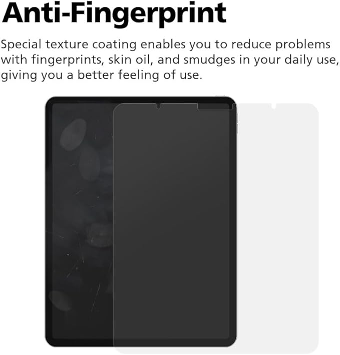 [2 Pack] Paperfeel Screen Protector For Samsung Galaxy Tab S9 Plus / Tab S8 Plus / Tab S7 Plus 12.4 Inch, Anti-Glare Matte PET Film for Drawing and Writing Like on Paper, High Touch