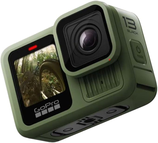 GoPro HERO13 Black in Forest Green (Limited Edition) - Waterproof Action Camera with 5.3K60 Video, 27MP Photo + Compatability with HB-Series Lenses
