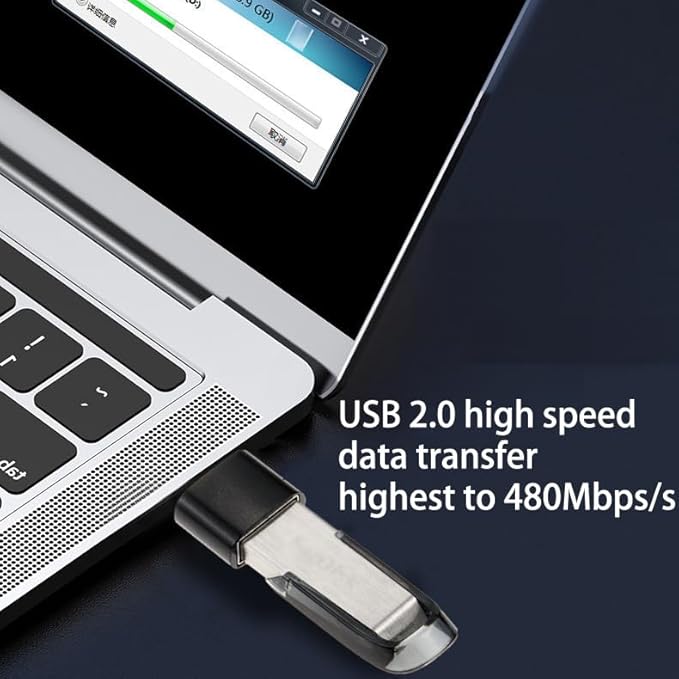 USB C to USB Adapter in Metal(4 Packs) USB Female to USB C Male OTG Adapter, Compatible with MacBook Pro, Samsung Galaxy, Type-C Phones, Laptops, Tablets (1 Black, 1 Silver, 1 Blue and 1 Gold)