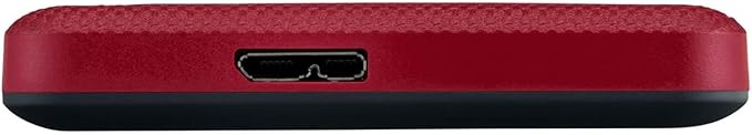 Toshiba Canvio Advance 1TB Portable External Hard Drive USB 3.0, Red - HDTCA10XR3AA