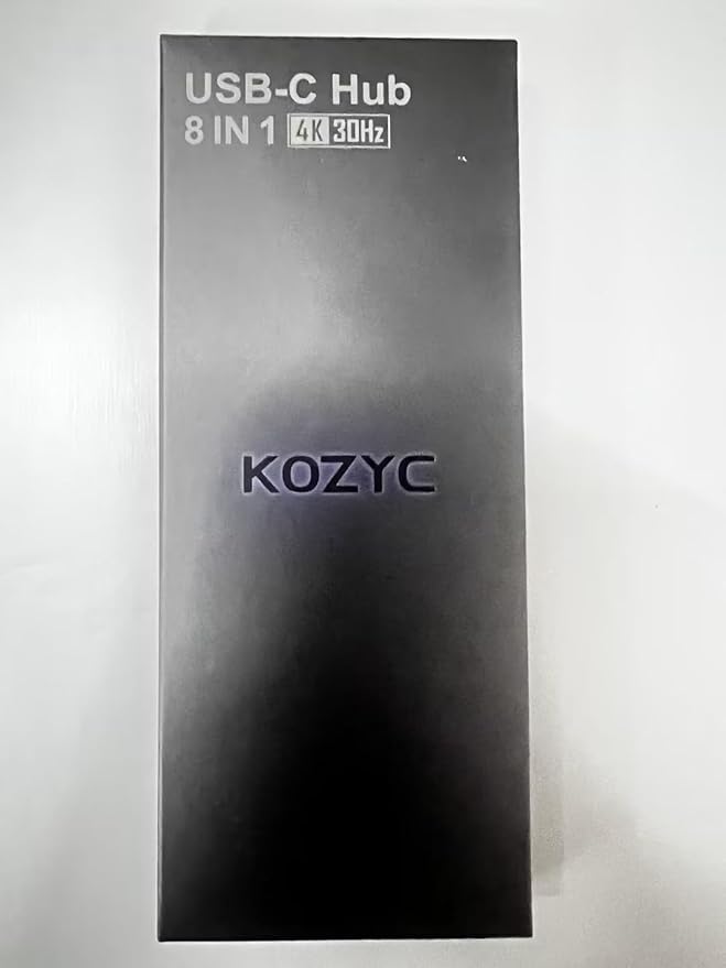 USB C Docking Station Dual Monitor, 8-in-1 USBC Hub with 2 HDMI Ports, USB-C 3.0, 2xUSB-A 3.0, SD/TF, 100W PD, Compatible with HP, Dell