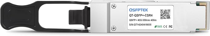 QSFPTEK 40GBASE-CSR4 Optical Transceiver QSFP+ 850nm 400m DOM MTP/MPO MMF Module for Cisco QSFP-40G-CSR4