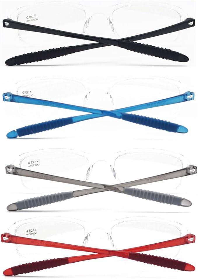 Computer Blue Light Blocking Reading Glasses(Flexible and Lightweight) UV Protection Readers Anti Eyestrain for Women Men (Clear, 1.5)