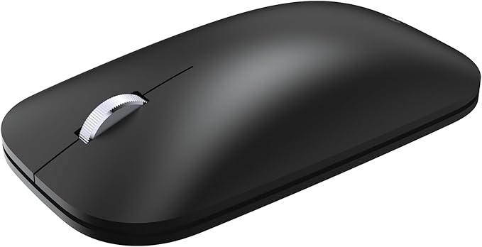Incase Modern Mobile Mouse – Designed by Microsoft – Lightweight, Precision Navigation, Right/Left Hand Use, Scroll Wheel, BlueTrack Technology, Wireless Bluetooth for Mac/Windows/8/10/11 (Black)