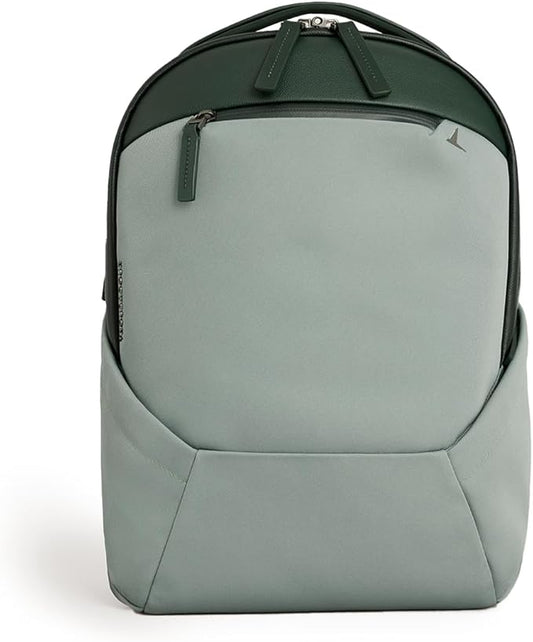 Troubadour Apex 4.0 Compact - 16L Premium Laptop Backpack - Ergonomic & Water Resistant - Designed for Work and Travel - Green Smoke