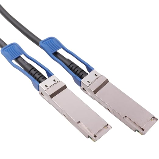 100GbE QSFP28 DAC Twinax Cable, 2 Meter 100GBASE-CR QSFP28 to QSFP28 Passive Copper Cable, Compatible for Cisco QSFP-100G-CU2M, Ubiquiti, Mikrotik, Netgear, Supermicro, Open Source Switches