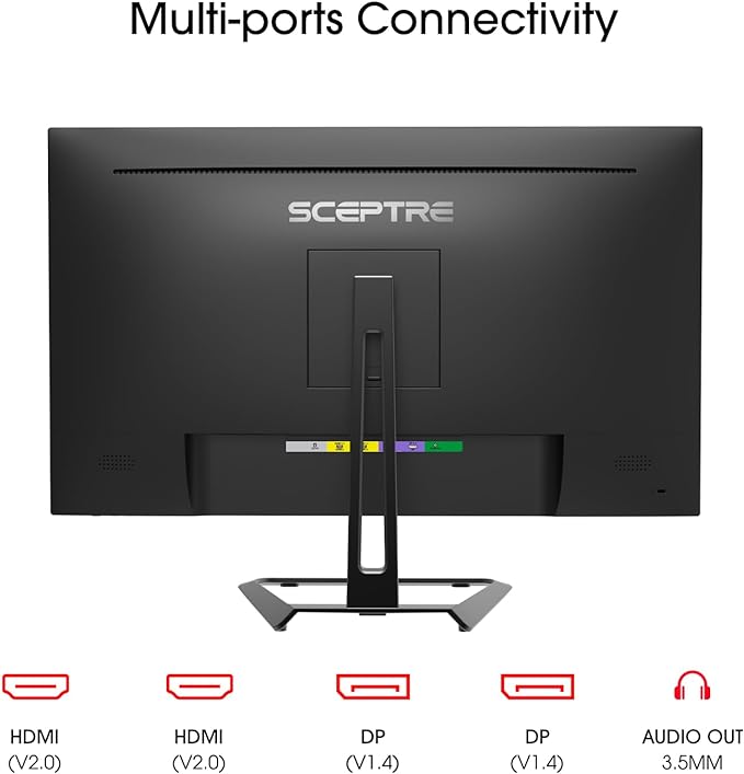 Sceptre New IPS 27-inch 4K Monitor 3840 x 2160 up to 70Hz Build-in Speakers 2025