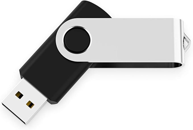 KEXIN 20 Pack 8GB Flash Drive 8G Bulk USB Thumb Drive USB Stick Jump Drive USB 2.0 Flash Drive with Led Indicator, Black