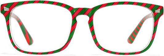 TIJN Blue Light Blocking Glasses for Women Men Clear Frame Square Nerd Eyeglasses Anti Blue Ray Computer Screen Glasses