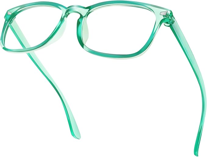 Blue Light Glasses for Woman Men | 99% Blue Light Blocking Glasses | Computer Glassess | Night Driving | Gaming | TV Phone Screen Reader Square Frame | Anti Eyestrain & UV Glare Protection