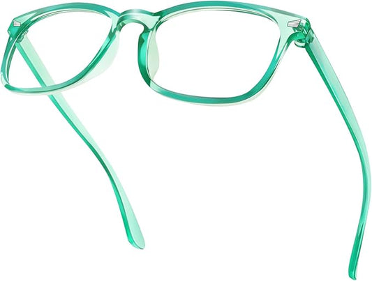 Blue Light Glasses for Woman Men | 99% Blue Light Blocking Glasses | Computer Glassess | Night Driving | Gaming | TV Phone Screen Reader Square Frame | Anti Eyestrain & UV Glare Protection