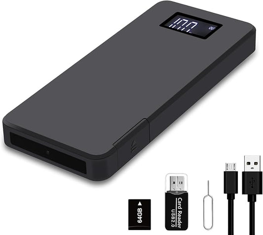 64GB Home Security Camera, 1080P Surveillance Camera, Indoor Camera with 10000mAh Battery, Night Vision, Motion Detection