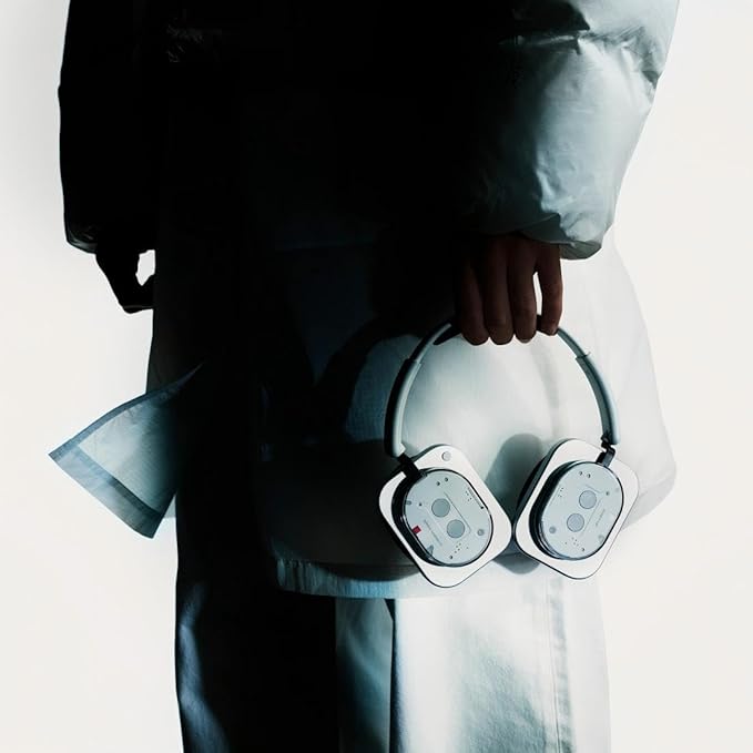 Nothing Headphone (1) Hybrid Active Noise Cancelling Headphones, Wireless Over-Ear Headphones with 6 Mics, 80Hrs Playtime, Hi-Res Audio, KEF-Tuned, Spatial Sound, Comfort Fit & Fast Charging White